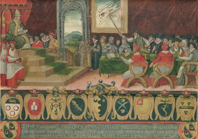 Discussion of the Reform of the Calendar under Pope Gregory XIII, replaced by the Gregorian Calendar, Rome, 15 October 1582 by Italian School